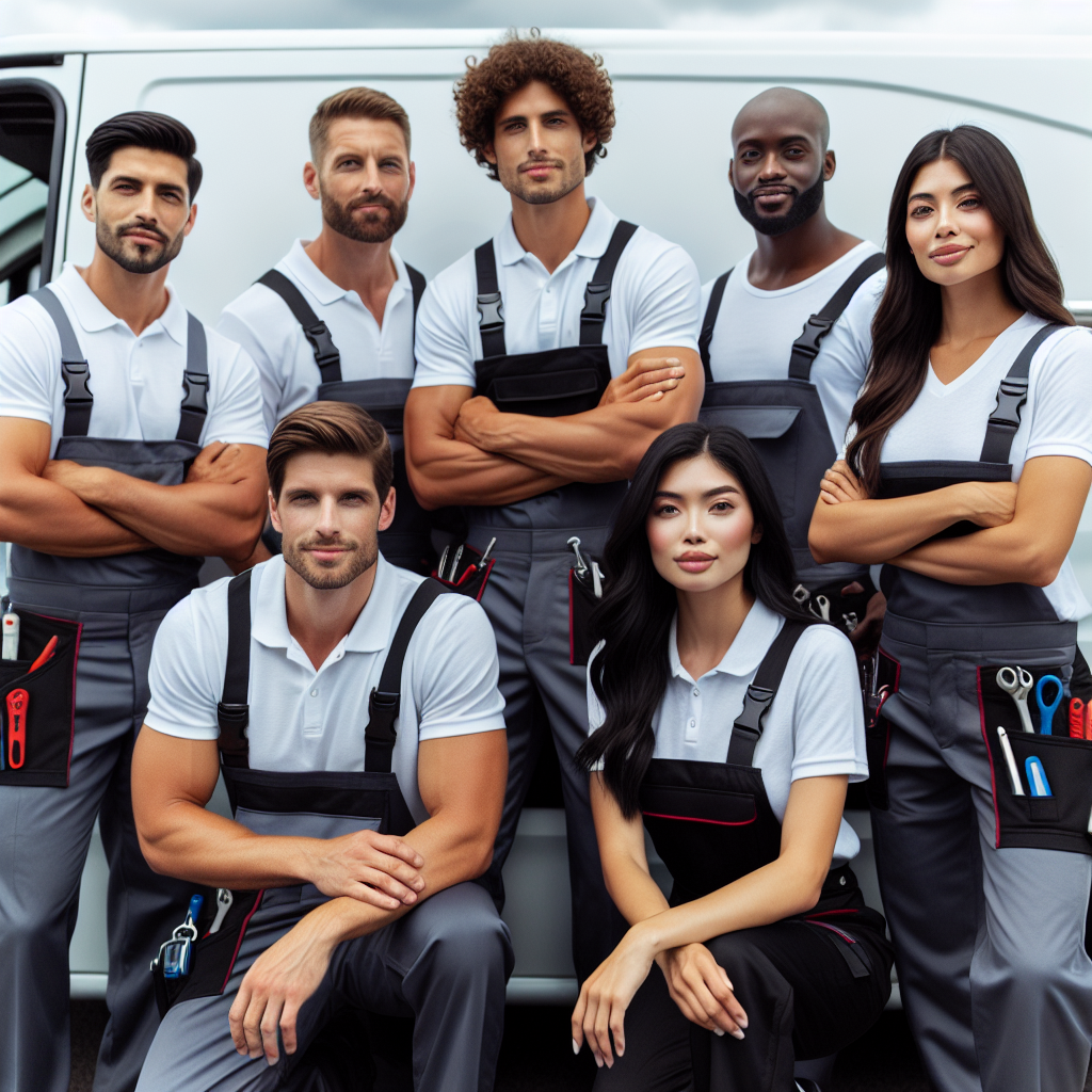 Professional window installation team